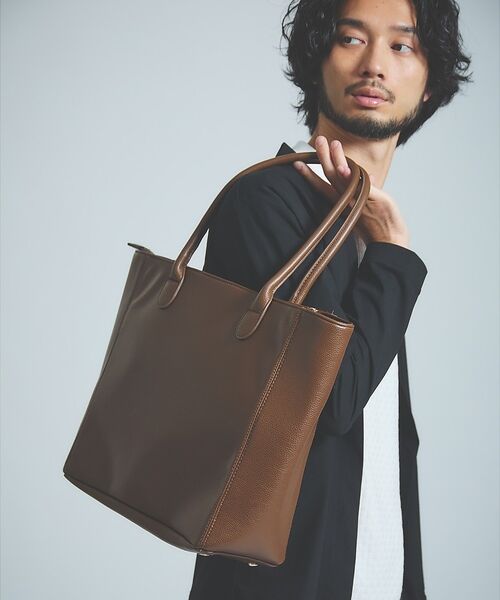 ABAHOUSE / アバハウス トートバッグ | 【ON/OFF兼用】ネオシボレザー トートバッグ / A4サイズ収納可能 | 詳細7