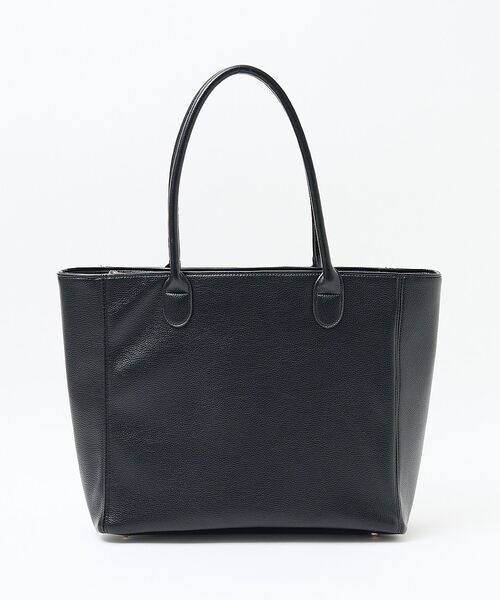 ABAHOUSE / アバハウス トートバッグ | 【ON/OFF兼用】ネオシボレザー トートバック / A4サイズ収納可能（ブラック）