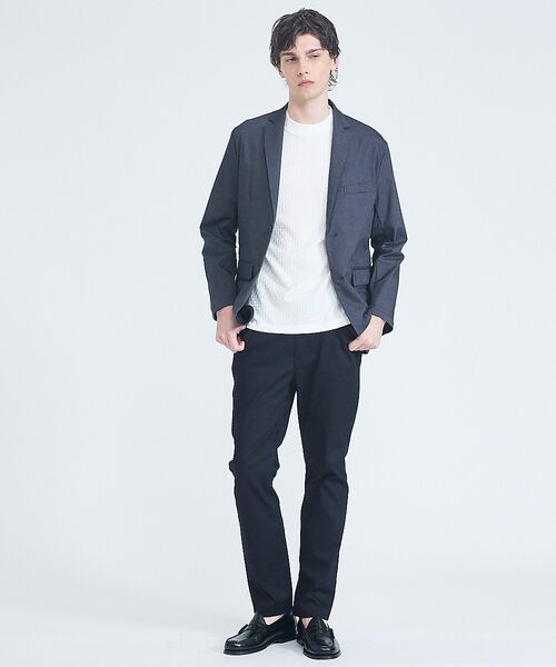 ABAHOUSE / アバハウス Tシャツ | 【凹凸編み】リンクス ブロック 半袖Tシャツ【予約】 | 詳細3