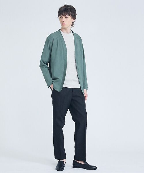 ABAHOUSE / アバハウス Tシャツ | 【凹凸編み】リンクス ブロック 半袖Tシャツ【予約】 | 詳細9