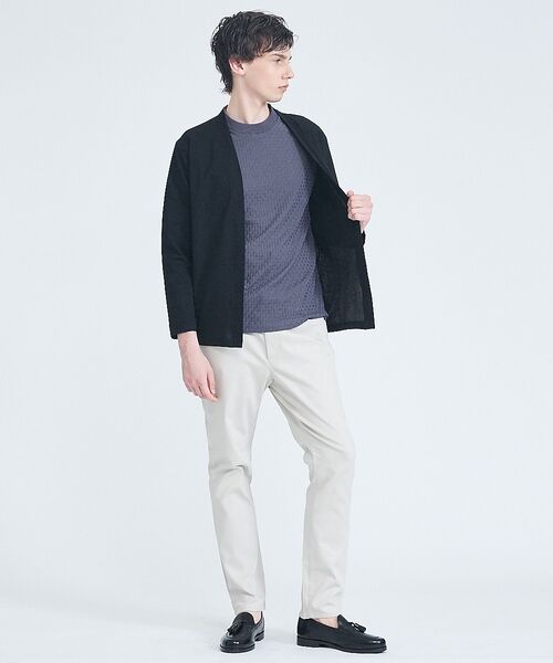 ABAHOUSE / アバハウス Tシャツ | 【凹凸編み】リンクス ブロック 半袖Tシャツ【予約】 | 詳細14