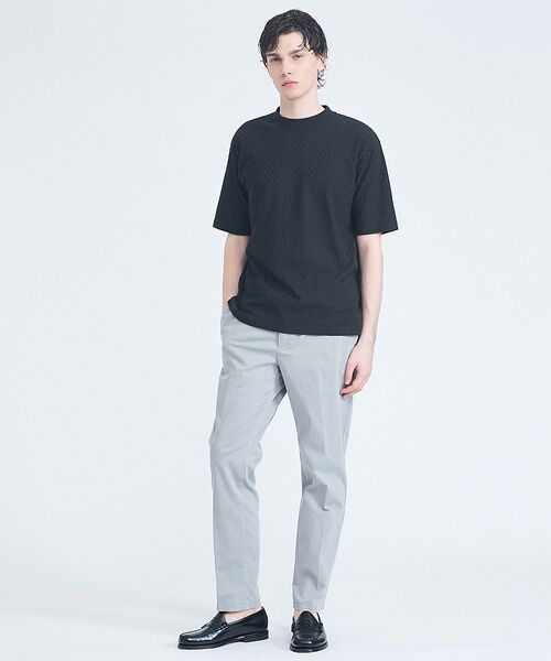 ABAHOUSE / アバハウス Tシャツ | 【凹凸編み】リンクス ブロック 半袖Tシャツ【予約】 | 詳細17