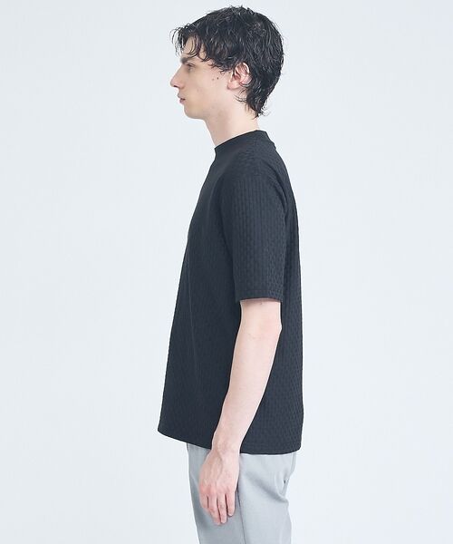 ABAHOUSE / アバハウス Tシャツ | 【凹凸編み】リンクス ブロック 半袖Tシャツ【予約】 | 詳細18