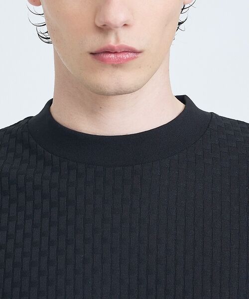 ABAHOUSE / アバハウス Tシャツ | 【凹凸編み】リンクス ブロック 半袖Tシャツ【予約】 | 詳細20