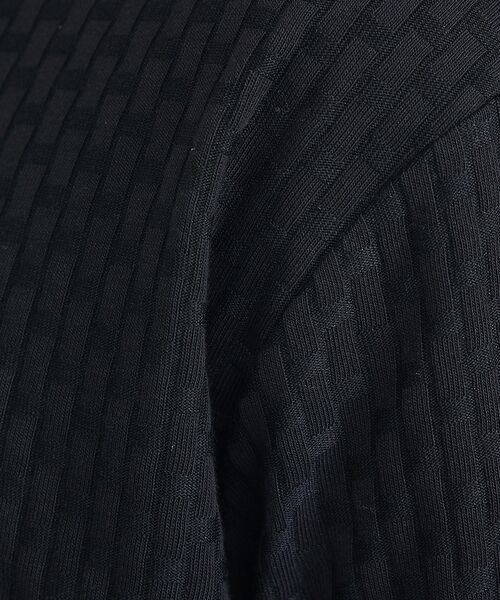 ABAHOUSE / アバハウス Tシャツ | 【凹凸編み】リンクス ブロック 半袖Tシャツ【予約】 | 詳細22