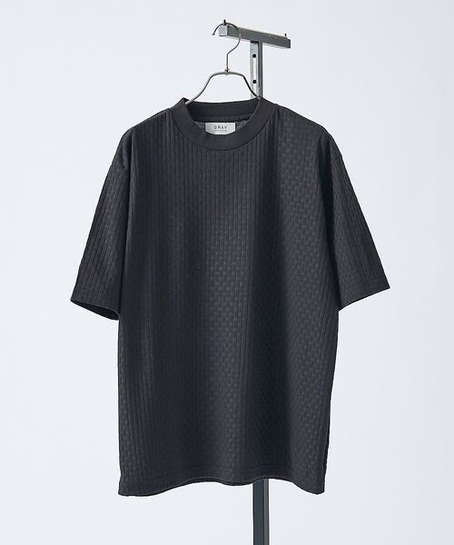 ABAHOUSE / アバハウス Tシャツ | 【凹凸編み】リンクス ブロック 半袖Tシャツ【予約】 | 詳細24