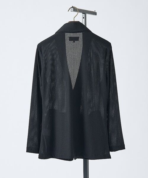 ABAHOUSE / アバハウス ブルゾン | 【接触冷感】ハニカムメッシュ ショールブルゾン/ジャケット【予約】 | 詳細10