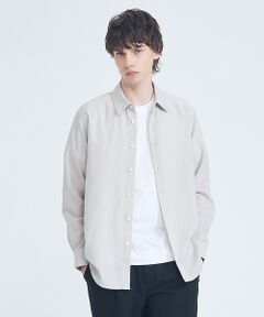 ABAHOUSE / アバハウス シャツ・ブラウス | 【リネンブレンド】ライトウェイト 長袖シャツ