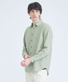 ABAHOUSE / アバハウス シャツ・ブラウス | 【リネンブレンド】ライトウェイト 長袖シャツ