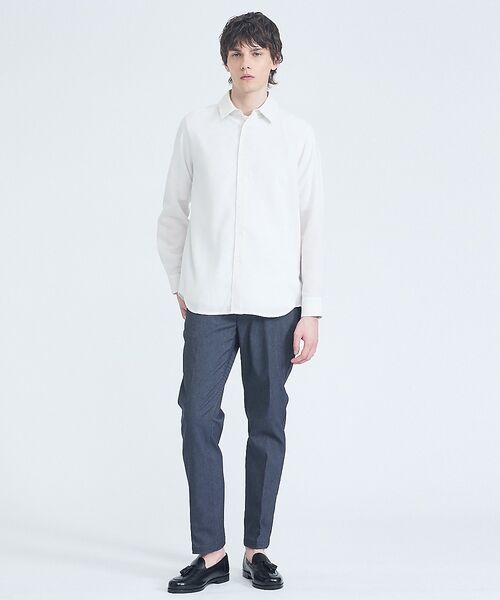 ABAHOUSE / アバハウス シャツ・ブラウス | 【リネンブレンド】ライトウェイト 長袖シャツ | 詳細3