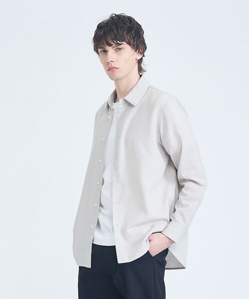 ABAHOUSE / アバハウス シャツ・ブラウス | 【リネンブレンド】ライトウェイト 長袖シャツ | 詳細6