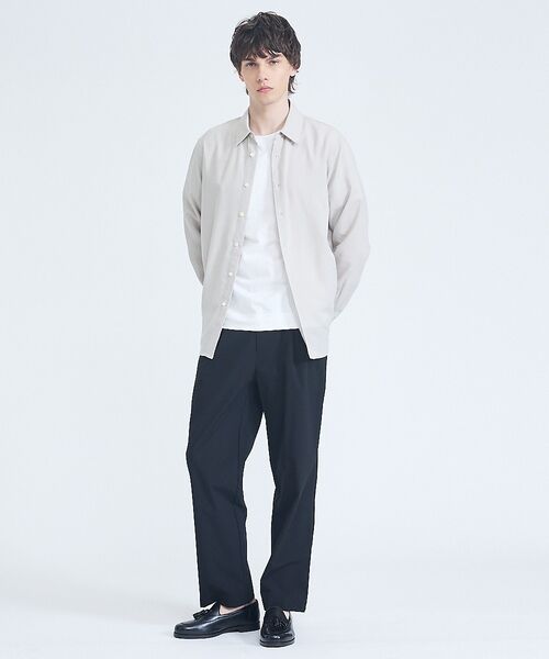 ABAHOUSE / アバハウス シャツ・ブラウス | 【リネンブレンド】ライトウェイト 長袖シャツ | 詳細7