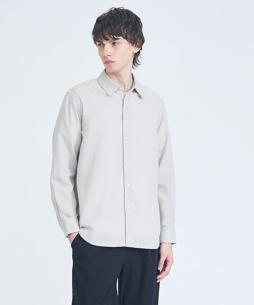 ABAHOUSE / アバハウス シャツ・ブラウス | 【リネンブレンド】ライトウェイト 長袖シャツ | 詳細8