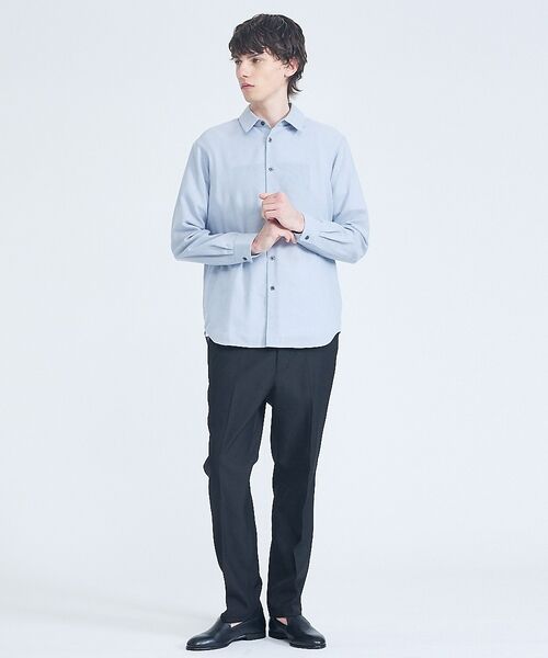 ABAHOUSE / アバハウス シャツ・ブラウス | 【リネンブレンド】ライトウェイト 長袖シャツ | 詳細10