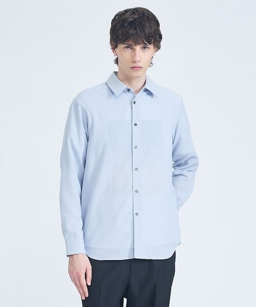 ABAHOUSE / アバハウス シャツ・ブラウス | 【リネンブレンド】ライトウェイト 長袖シャツ | 詳細11