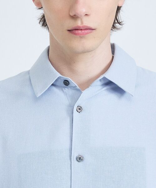 ABAHOUSE / アバハウス シャツ・ブラウス | 【リネンブレンド】ライトウェイト 長袖シャツ | 詳細14