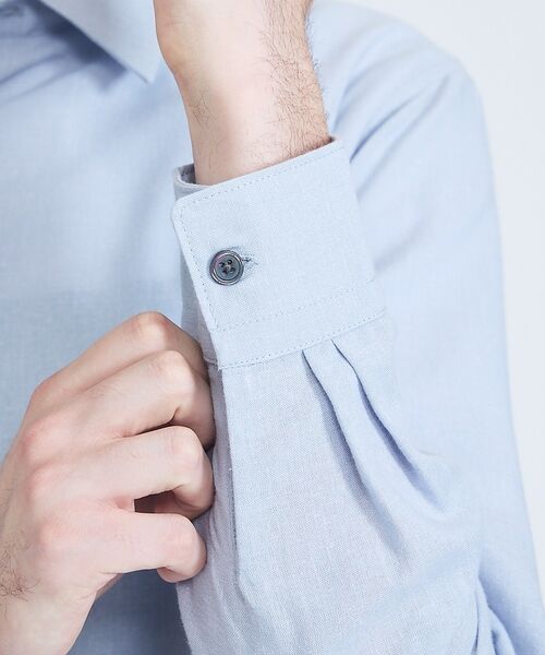 ABAHOUSE / アバハウス シャツ・ブラウス | 【リネンブレンド】ライトウェイト 長袖シャツ | 詳細16