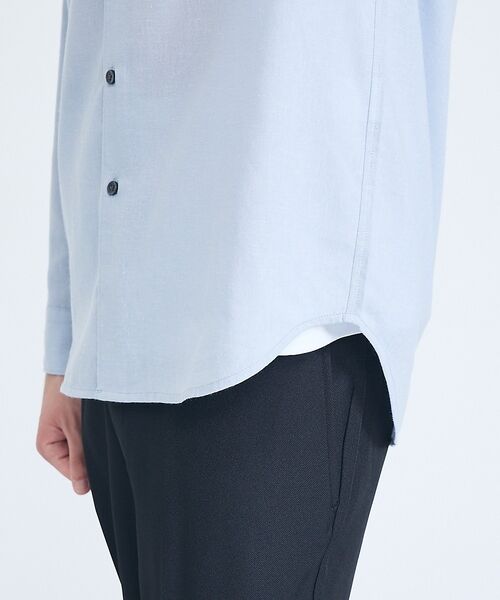ABAHOUSE / アバハウス シャツ・ブラウス | 【リネンブレンド】ライトウェイト 長袖シャツ | 詳細18