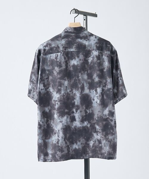 ABAHOUSE / アバハウス シャツ・ブラウス | 【リネン混】アブストラクト柄 半袖シャツ【予約】 | 詳細6