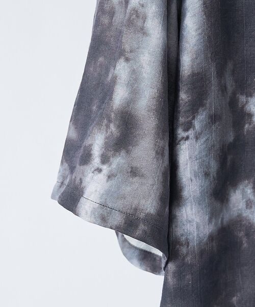ABAHOUSE / アバハウス シャツ・ブラウス | 【リネン混】アブストラクト柄 半袖シャツ【予約】 | 詳細8