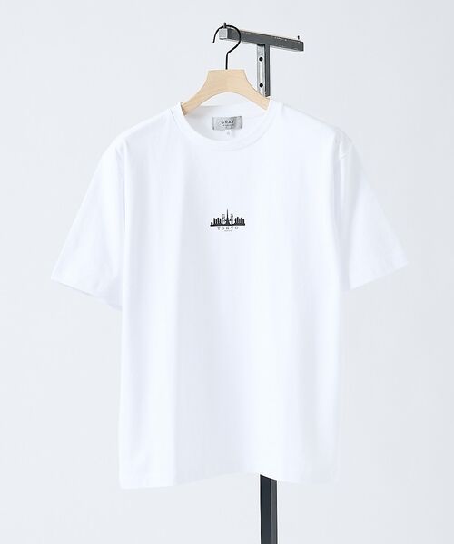 ABAHOUSE / アバハウス Tシャツ | 【CITY PRINT】半袖Tシャツ | 詳細4