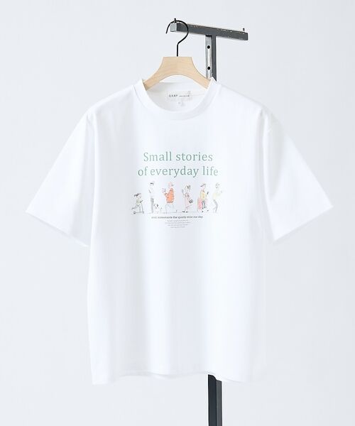 ABAHOUSE / アバハウス Tシャツ | 【EVERYDAY LIFE】 グラフィックTシャツ | 詳細1