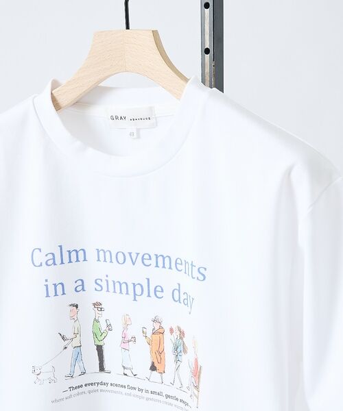 ABAHOUSE / アバハウス Tシャツ | 【EVERYDAY LIFE】 グラフィックTシャツ | 詳細9