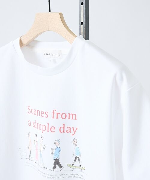 ABAHOUSE / アバハウス Tシャツ | 【EVERYDAY LIFE】 グラフィックTシャツ | 詳細12