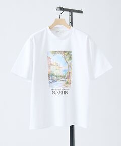 ABAHOUSE / アバハウス Tシャツ | 【WATERCOLOR PAINTING】 グラフィックTシャツ【予約】