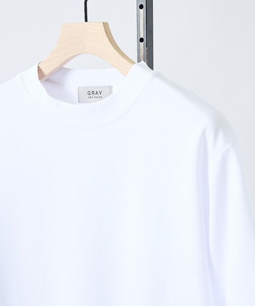 ABAHOUSE / アバハウス Tシャツ | 【SMART CLOSET/WEB限定】シルキータッチ モックネック 半袖Tシャ | 詳細2