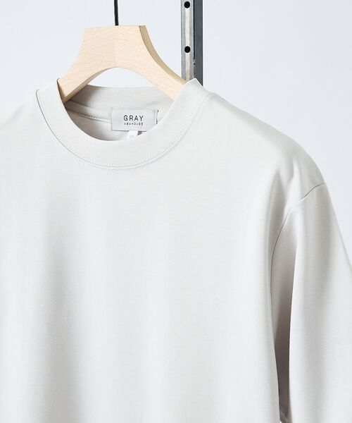 ABAHOUSE / アバハウス Tシャツ | 【SMART CLOSET/WEB限定】シルキータッチ モックネック 半袖Tシャ | 詳細4