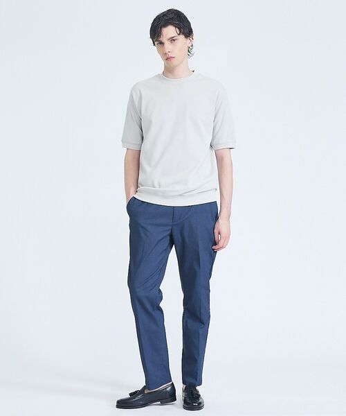 ABAHOUSE / アバハウス Tシャツ | 【SMART CLOSET/WEB限定】シルキータッチ モックネック 半袖Tシャ | 詳細12