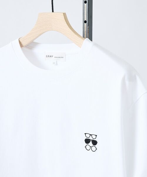 ABAHOUSE / アバハウス Tシャツ | 【アイコン刺繍】ボックスシルエット Tシャツ | 詳細4