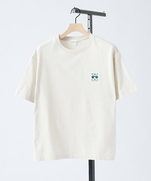 ABAHOUSE / アバハウス Tシャツ | 【アイコン刺繍】ボックスシルエット Tシャツ【予約】 | 詳細4