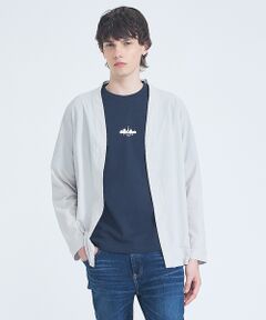 ABAHOUSE / アバハウス カーディガン・ボレロ | 【接触冷感】メッシュ ボタンレス カーディガン【予約】