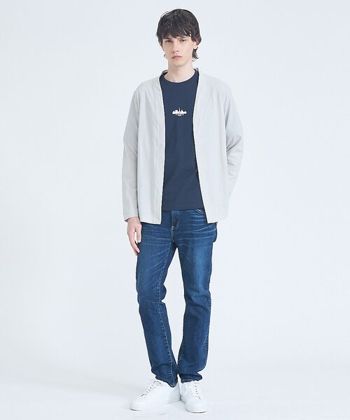 ABAHOUSE / アバハウス カーディガン・ボレロ | 【接触冷感】メッシュ ボタンレス カーディガン【予約】 | 詳細2