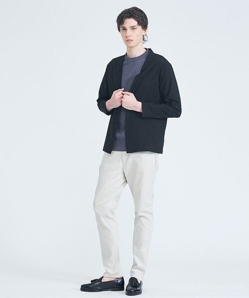 ABAHOUSE / アバハウス カーディガン・ボレロ | 【接触冷感】メッシュ ボタンレス カーディガン【予約】 | 詳細16