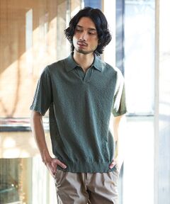 ABAHOUSE / アバハウス ポロシャツ | ブークレー スキッパーポロ【予約】