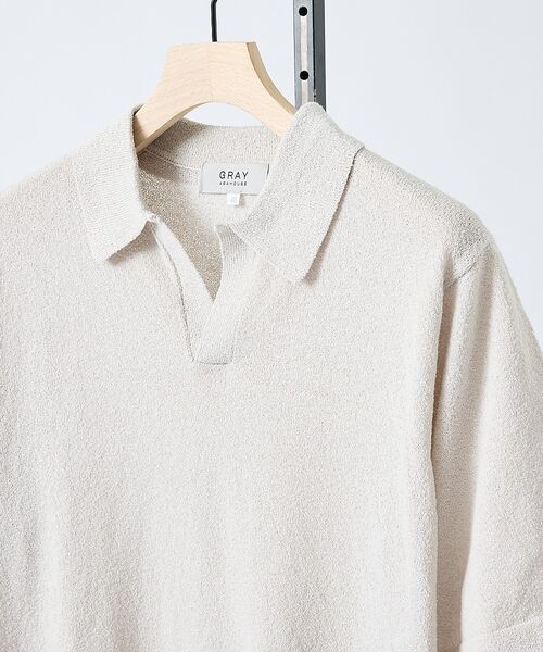 ABAHOUSE / アバハウス ポロシャツ | ブークレー スキッパーポロ【予約】 | 詳細2