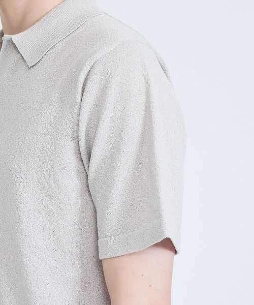ABAHOUSE / アバハウス ポロシャツ | ブークレー スキッパーポロシャツ | 詳細5