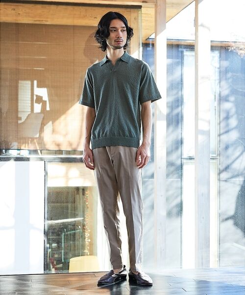 ABAHOUSE / アバハウス ポロシャツ | ブークレー スキッパーポロ【予約】 | 詳細5