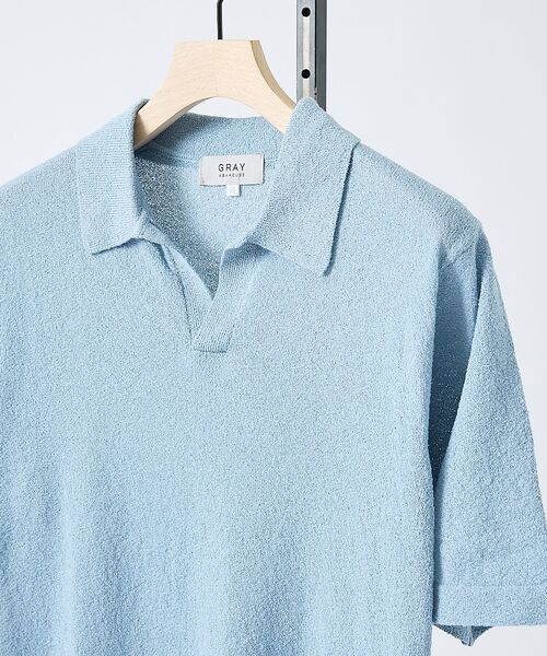 ABAHOUSE / アバハウス ポロシャツ | ブークレー スキッパーポロ【予約】 | 詳細11