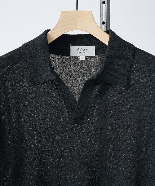 ABAHOUSE / アバハウス ポロシャツ | ブークレー スキッパーポロ【予約】 | 詳細14