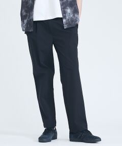 ABAHOUSE / アバハウス パンツ | 【ストレッチ/洗える】1タック イージー ワイドテーパードパンツ【予約】