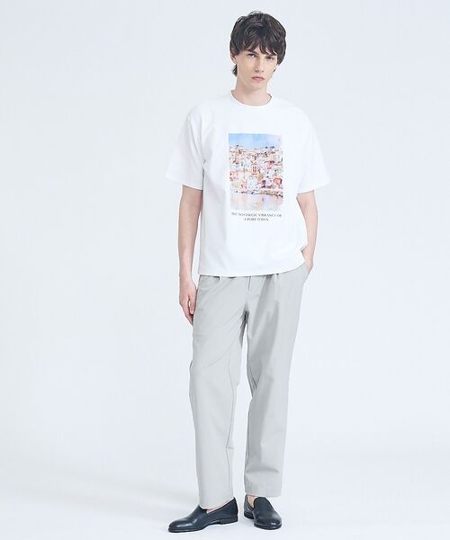 ABAHOUSE / アバハウス パンツ | 【ストレッチ/洗える】1タック イージー ワイドテーパードパンツ【予約】 | 詳細4