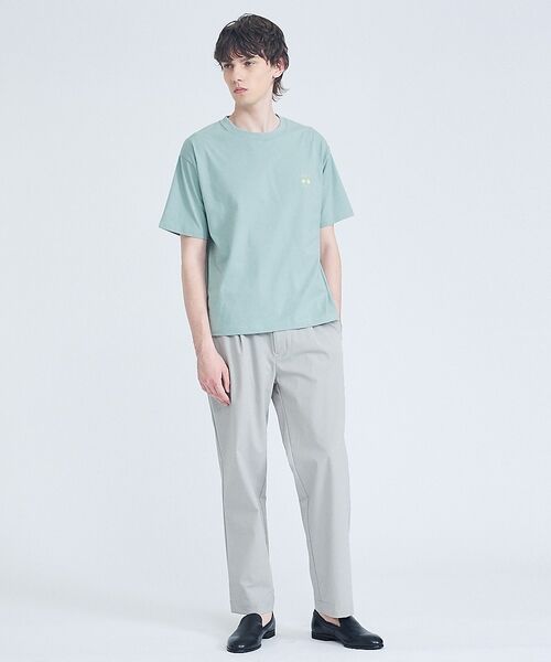 ABAHOUSE / アバハウス パンツ | 【ストレッチ/洗える】1タック イージー ワイドテーパードパンツ【予約】 | 詳細5