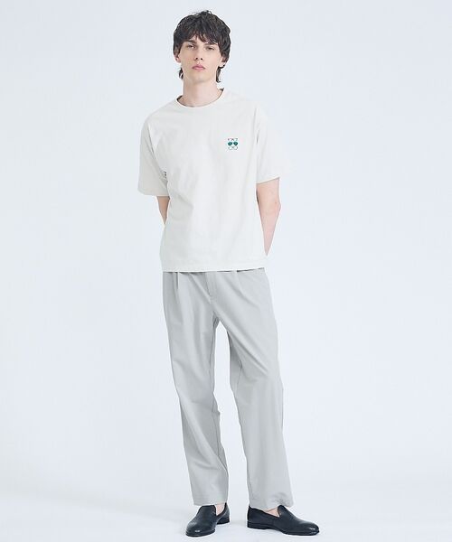 ABAHOUSE / アバハウス パンツ | 【ストレッチ/洗える】1タック イージー ワイドテーパードパンツ【予約】 | 詳細6