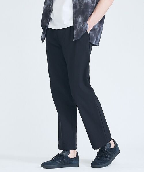 ABAHOUSE / アバハウス パンツ | 【ストレッチ/洗える】1タック イージー ワイドテーパードパンツ【予約】 | 詳細17
