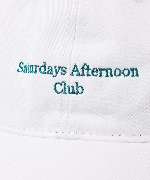 ABAHOUSE / アバハウス ハット | 【Saturdays Afternoon Club】 刺繍キャップ【予約】 | 詳細1