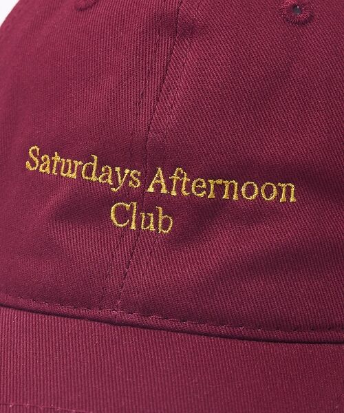 ABAHOUSE / アバハウス ハット | 【Saturdays Afternoon Club】 刺繍キャップ【予約】 | 詳細2